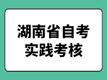 湖南自考實(shí)踐考核